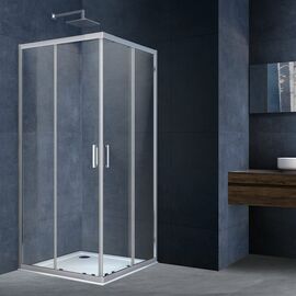 Душевой уголок Vincea Rapid VSS-3R90/10CL, 90/100х100, профиль хром, стекло прозрачное_