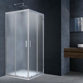 Душевой уголок Vincea Rapid VSS-3R90/10MT, 90/100х100, профиль хром, стекло текстурное_