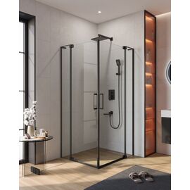 Душевой уголок CEZARES  SLIDER-A-2-90/100-C-NERO_