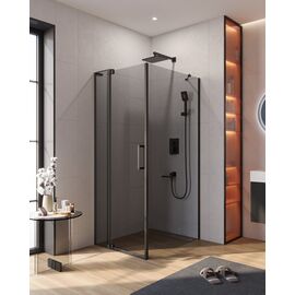 Душевой уголок CEZARES SLIDER-AH-1-100-70/80-GRIGIO-NERO_