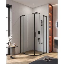 Душевой уголок CEZARES SLIDER-R-2-90/100-C-NERO_
