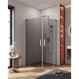 Душевой уголок CEZARES SLIDER-R-2-90/100-GRIGIO-Cr_
