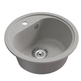 Мойка MIXLINE ML-GM10 из искусственного камня цвет серый 44х см_