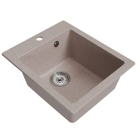 Мойка MIXLINE ML-GM14 из искусственного камня цвет песочный 42х50 см_