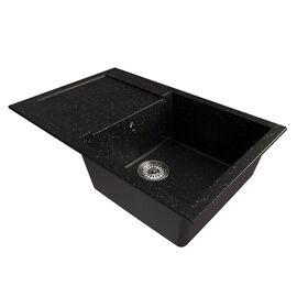 Мойка MIXLINE ML-GM31 из искусственного камня цвет черный 77х50 см_