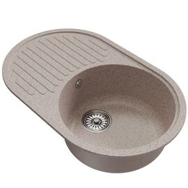 Мойка MIXLINE ML-GM16 из искусственного камня цвет песочный 73х46 см_