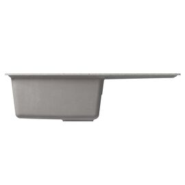 Мойка MIXLINE ML-GM31 из искусственного камня цвет серый 77х50 см_