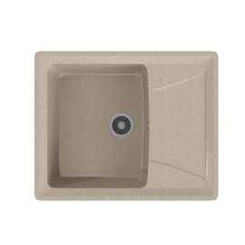 Мойка MIXLINE ML-GMS03 из искусственного камня цвет песочный 60.5х49 см_