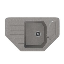 Мойка MIXLINE ML-GMS17 из искусственного камня цвет темно-серый 78х48.5 см_