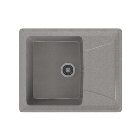 Мойка MIXLINE ML-GMS03 из искусственного камня цвет темно-серый 60.5х49 см_