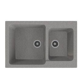 Мойка MIXLINE ML-GMS13 из искусственного камня цвет темно-серый 77.5х50.5 см_