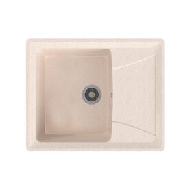 Мойка MIXLINE ML-GMS03 из искусственного камня цвет бежевый 60.5х49 см_