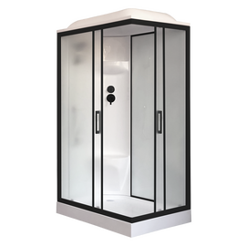 Душевая кабина Royal Bath  RB 8120HP6-WC-BL стекло матовое левая, Стекло: Матовое, Установка: Левая_
