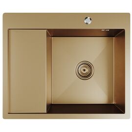 Мойка MIXLINE PRO из нержавеющей стали цвет бронза 60х50 см_