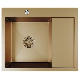 Мойка MIXLINE PRO из нержавеющей стали цвет бронза 60х50 см_