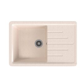 Мойка MIXLINE ML-GMS07 из искусственного камня цвет бежевый 75х49.5 см_