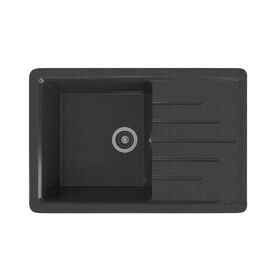 Мойка MIXLINE ML-GMS07 из искусственного камня цвет черный 75х49.5 см_