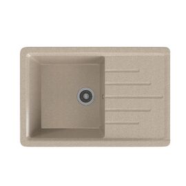 Мойка MIXLINE ML-GMS07 из искусственного камня цвет песочный 75х49.5 см_