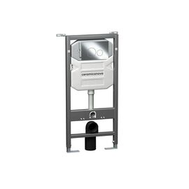 Система инсталляции для унитазов Ceramicanova Envision с кнопкой Round хром CN1001CH_