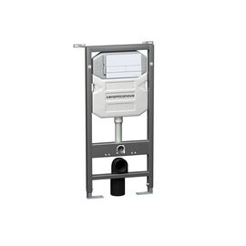 Система инсталляции для унитазов Ceramicanova Envision с кнопкой Flat белый CN1002W_
