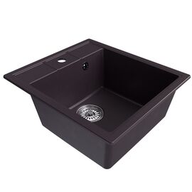 Мойка MIXLINE из искусственного камня цвет шоколад 45х50 см_