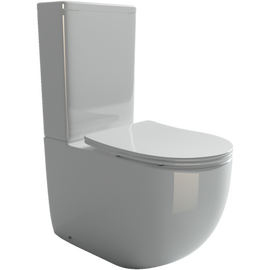Напольный пристенный унитаз Ceramicanova Metropol Rimless CN4001_