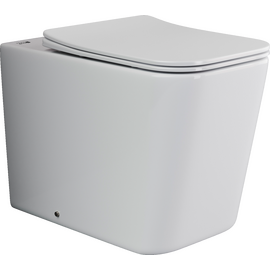 Напольный приставной унитаз Ceramicanova Cubic Rimless CN1809_