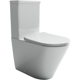 Напольный пристенный унитаз Ceramicanova Highlight Rimless CN1802_