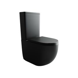 Напольный пристенный унитаз Ceramicanova Metropol Rimless CN4001MB_