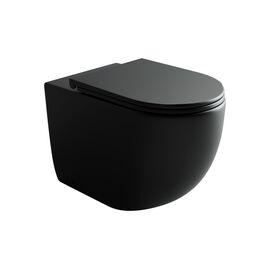 Напольный приставной унитаз Ceramicanova Metropol Rimless CN4004MB_