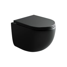 Подвесной унитаз Ceramicanova UP безободковый, смыв торнадо CN4007MB_