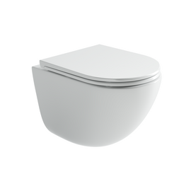 Подвесной унитаз Ceramicanova Vogue безободковый, смыв торнадо CN4008T_