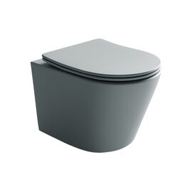 Подвесной унитаз Ceramicanova Balearica Rimless цвет черный матовый CN6000MH_