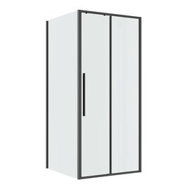 Душевое ограждение Niagara Nova NG-34-9AGR-A100GR-34 90х100х195 раздвижное профиль графит_