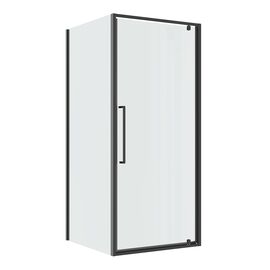 Душевое ограждение Niagara Nova NG-35-9AGR-A80GR-34 90х80х195 распашное профиль графит_