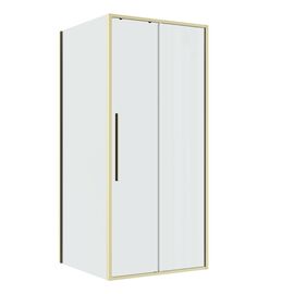 Душевое ограждение Niagara Nova NG-44-9ASG-A90SG-34 90х90х195 раздвижное профиль золото сатин_