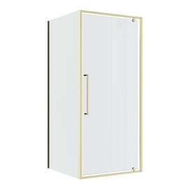 Душевое ограждение Niagara Nova NG-45-9ASG-A90SG-34 90х90х195 распашное профиль золото сатин_
