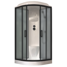 Душевая кабина Royal Bath RB 100HK6-GC-BL серое/матовое стекло, Размер: 100х100, Стекло: Матовое_