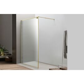 Душевая перегородка Royal Bath BERN RB120-C-GD 120x200 рифленая, Размер: 120, Профиль: Золото, Стекло: Рифленое_
