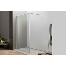 Душевая перегородка Royal Bath BERN RB90-T-CH 90x200 прозрачная, Размер: 90, Профиль: Хром, Стекло: Прозрачное_