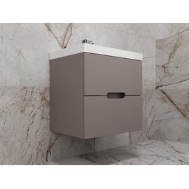 Тумба подвесная Style Line Матис 60 Classic 60 2 ящика тауп темный ЭМАЛЬ_