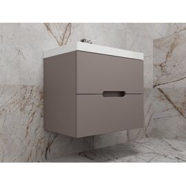 Тумба подвесная Style Line Матис 70 Classic 70 2 ящика тауп темный ЭМАЛЬ_