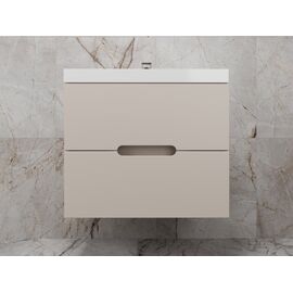 Тумба подвесная Style Line Матис 70 Classic 70 2 ящика КРЕМ ЭМАЛЬ_