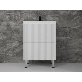 Тумба напольная Style Line Стокгольм 60 Classic 60 2 ящика белый рифленый софт PUSH_