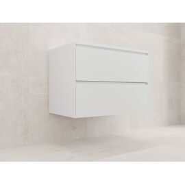 Тумба подвесная Style Line Лима 80 эмаль под раковину Line 80 2 ящика PLUS белый матовый_