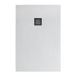Душевой поддон из искусственного мрамора с сифоном BelBagno UNO TRAY-MR-UNO-AH-120/90-35-W-NO_