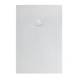 Душевой поддон из искусственного мрамора с сифоном BelBagno UNO TRAY-MR-UNO-AH-120/90-35-W-BO_