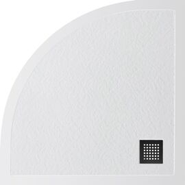 Душевой поддон из искусственного мрамора с сифоном BelBagno UNO TRAY-MR-UNO-R-90-550-35-W-NO_