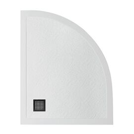 Душевой поддон из искусственного мрамора с сифоном BelBagno UNO TRAY-MR-UNO-RH-120/90-550-35-W-L-NO_