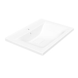 Раковина Vincea VCB-3M600W из искусственного камня цвет белый_